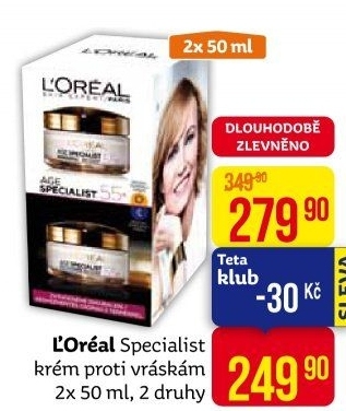 Balení krém denní a noční Age Specialist L'Oréal