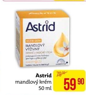 Pleťový krém výživný mandlový Nutri Skin Astrid