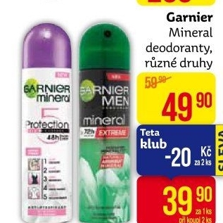 Deodoranty Garnier