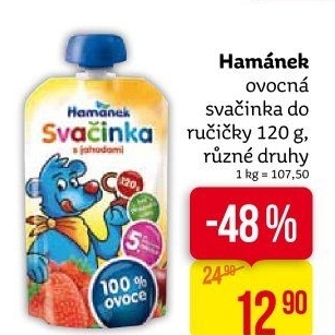 Ovocná kapsička Svačinka Hamánek