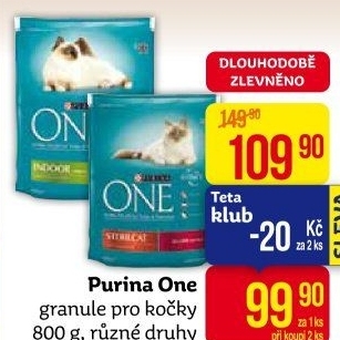 Granule pro kočky One Purina