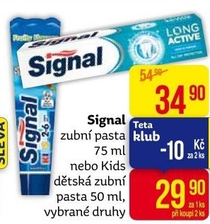Pasty na zuby Signal
