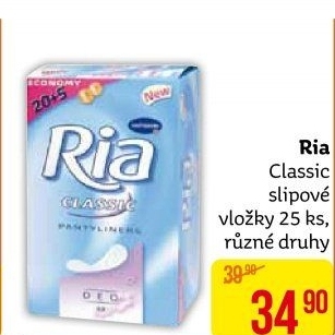 Vložky dámské slipové Ria