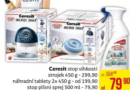 Pohlcovač vlhkosti Aero 360° Ceresit