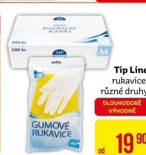 Rukavice gumové Tip Line