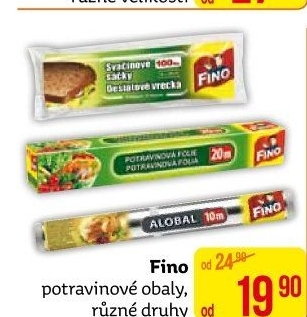 Potravinové obaly Fino