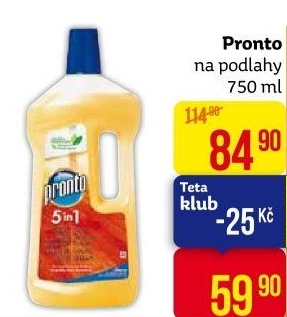 Čistič na podlahy Pronto