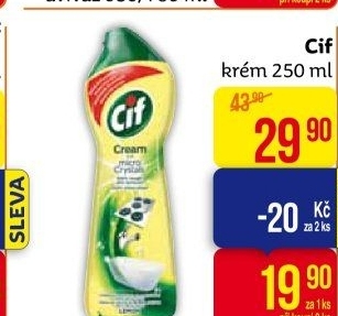 Krémový čistič Cif Cream