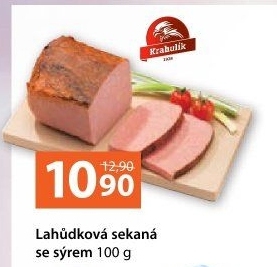 Sekaná lahůdková se sýrem Krahulík
