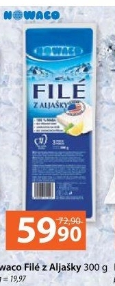 Filé z Aljašky mražené Nowaco
