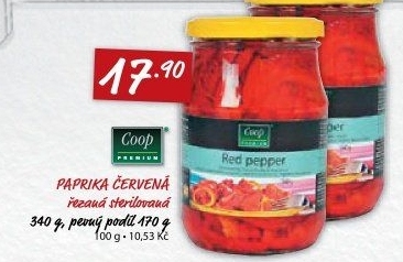 Paprika červená Coop Premium