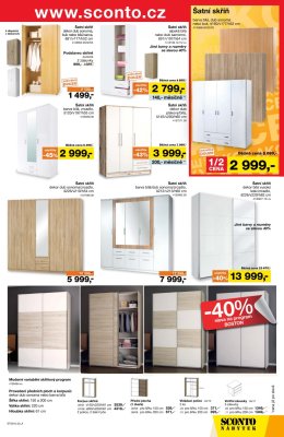 akční leták Sconto nábytek 21.3.2018-10.4.2018