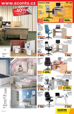 akční leták Sconto nábytek 21.3.2018-10.4.2018