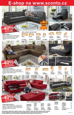 akční leták Sconto nábytek 21.3.2018-10.4.2018