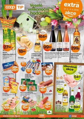 akční leták COOP 21.3.2018-3.4.2018