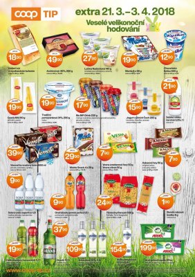 akční leták COOP 21.3.2018-3.4.2018