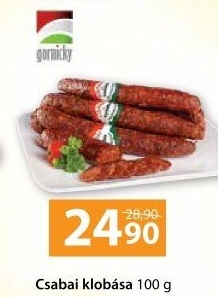 Klobása Csabai Gornický