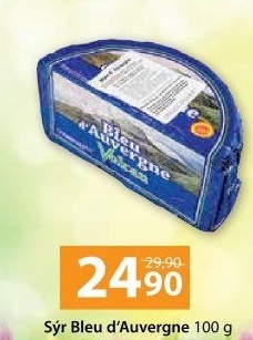 Sýr Bleu d' Auvergne