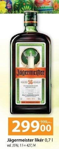 Bylinný likér Jägermeister