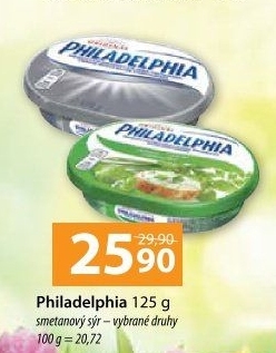 Sýr tavený smetanový Philadelphia Kraft