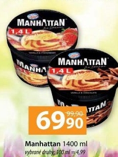 Zmrzlina v kelímku Manhattan Nestlé