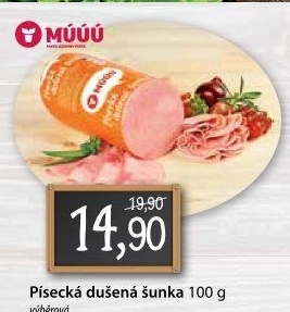 Šunka dušená písecká Maso uzeniny Písek