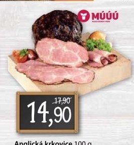 Anglická krkovice Maso uzeniny Písek