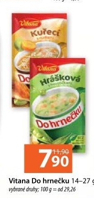 Instantní polévka do hrnečku Vitana