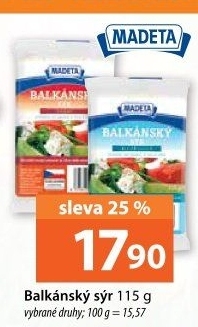 Balkánský sýr Madeta