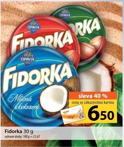 Oplatky Fidorka Opavia