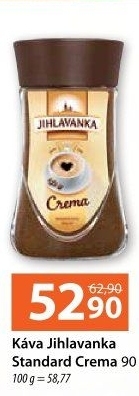 Instantní káva Jihlavanka Standard Crema