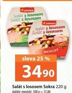 Salát s lososem Sokra