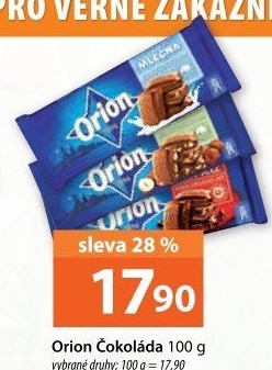 Čokoláda Orion