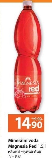 Minerální voda Magnesia Red