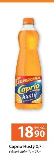 Sirup hustý Caprio