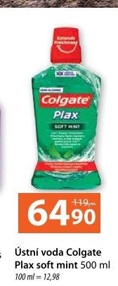 Ústní voda Plax Soft Mint Colgate
