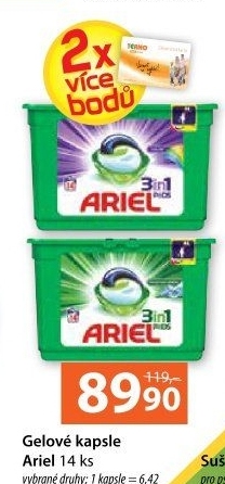 Prací kapsle 3v1 Ariel