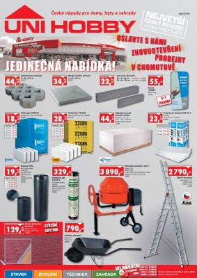 akční leták UNI HOBBY 29.3.2018-8.4.2018