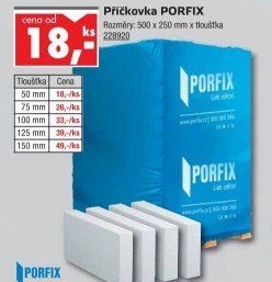 Příčková tvárnice Porfix