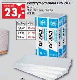 Polystyren fasádní Isover EPS
