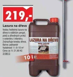 Lazura na dřevo