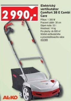 Elektrická travní fréza Al-Ko Comfort 38 E Combi Care