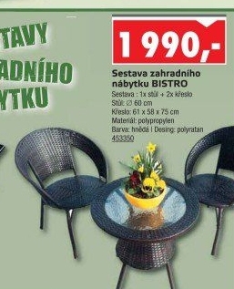 Zahradní set Bistro