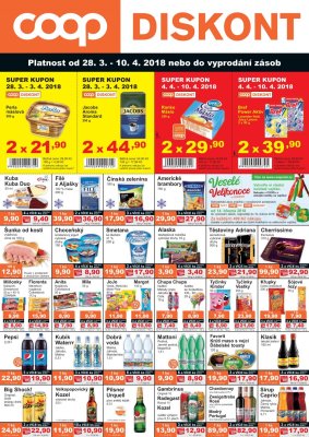 akční leták COOP 28.3.2018-10.4.2018