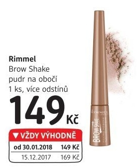 Pudr na obočí Brow Shake Way Rimmel