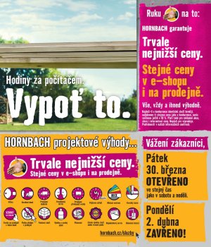 akční leták Hornbach 28.3.2018-1.5.2018