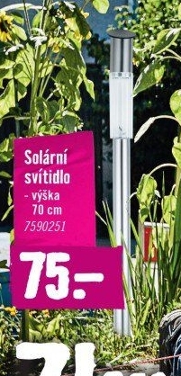 Solární LED svítidlo