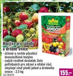 Hnojivo na jahody a drobné ovoce Floria