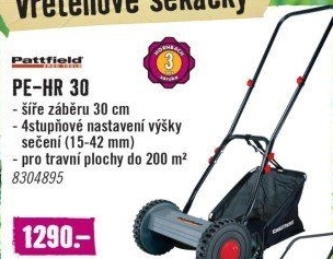 Vřetenová sekačka Pattfield PE-HR 30