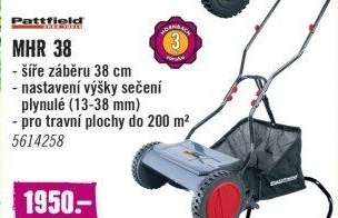 Vřetenová sekačka Pattfield MHR 38